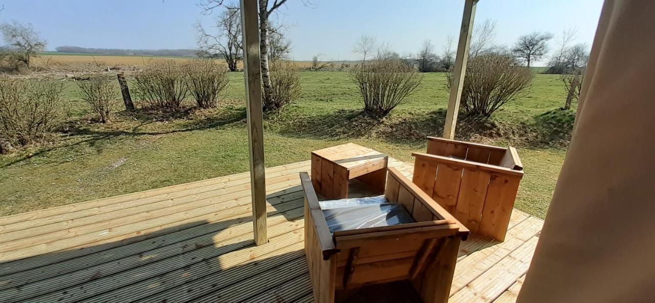Tente Cabane Du Camping Hautoreille Bannes  Exteriér fotografie